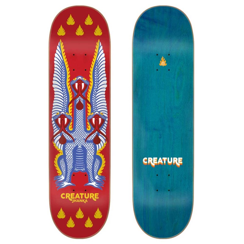 Creature Jhanka Snakes Skateboard Deck 8.375″ Deck Only 8.3