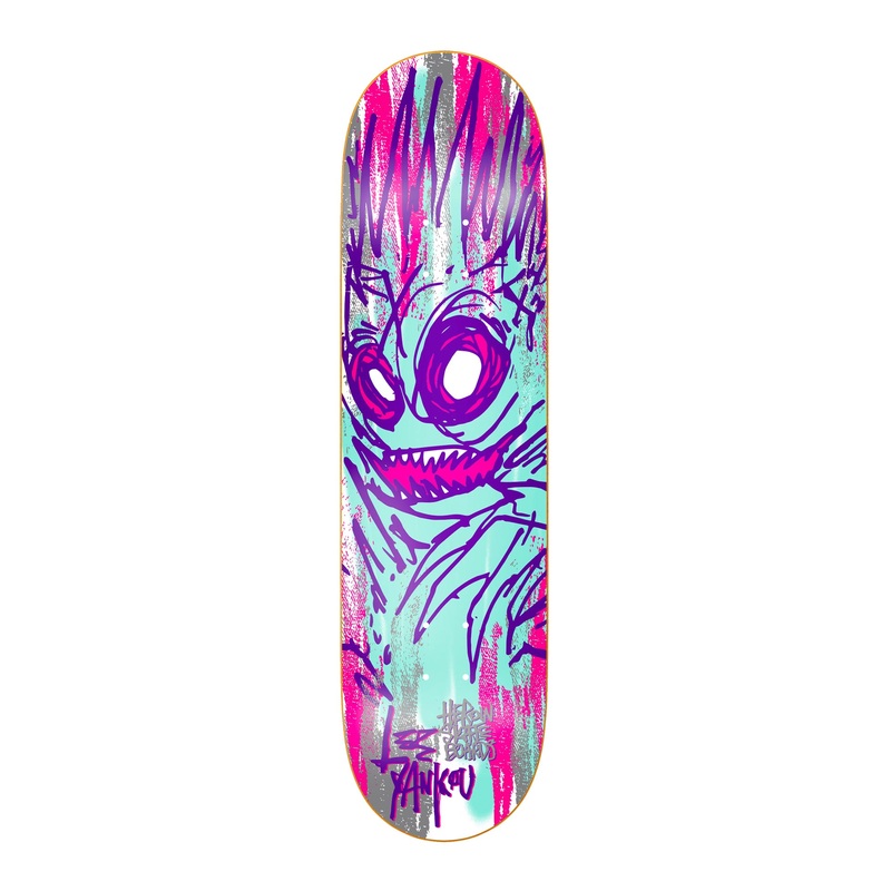 Heroin – 8.25″ Lee Yankou Savages Deck – Blue/ Pink 8.25″
