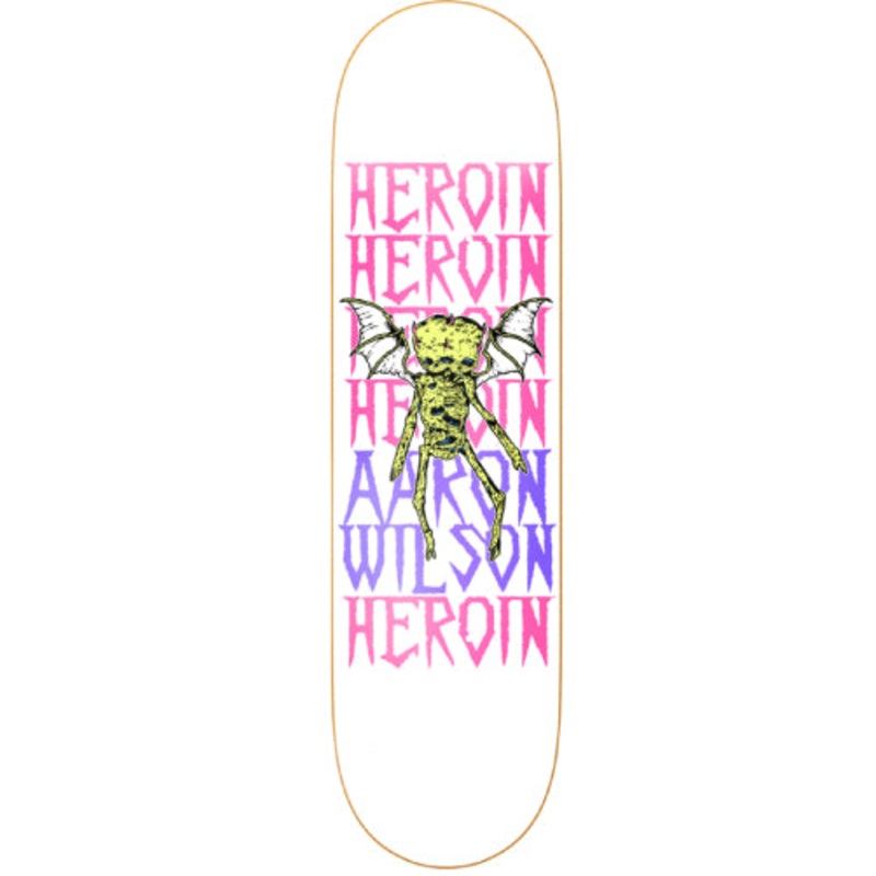 Heroin Aaron Wilson Die Tonight Skateboard Deck 8.5″ 8.5″