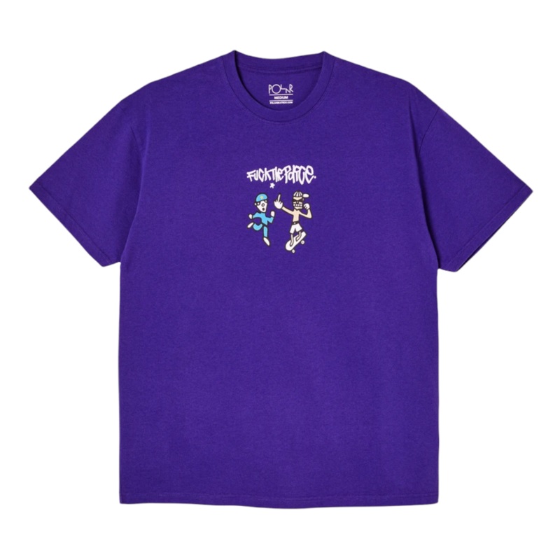POLAR FTP T SHIRT- PURPLE S