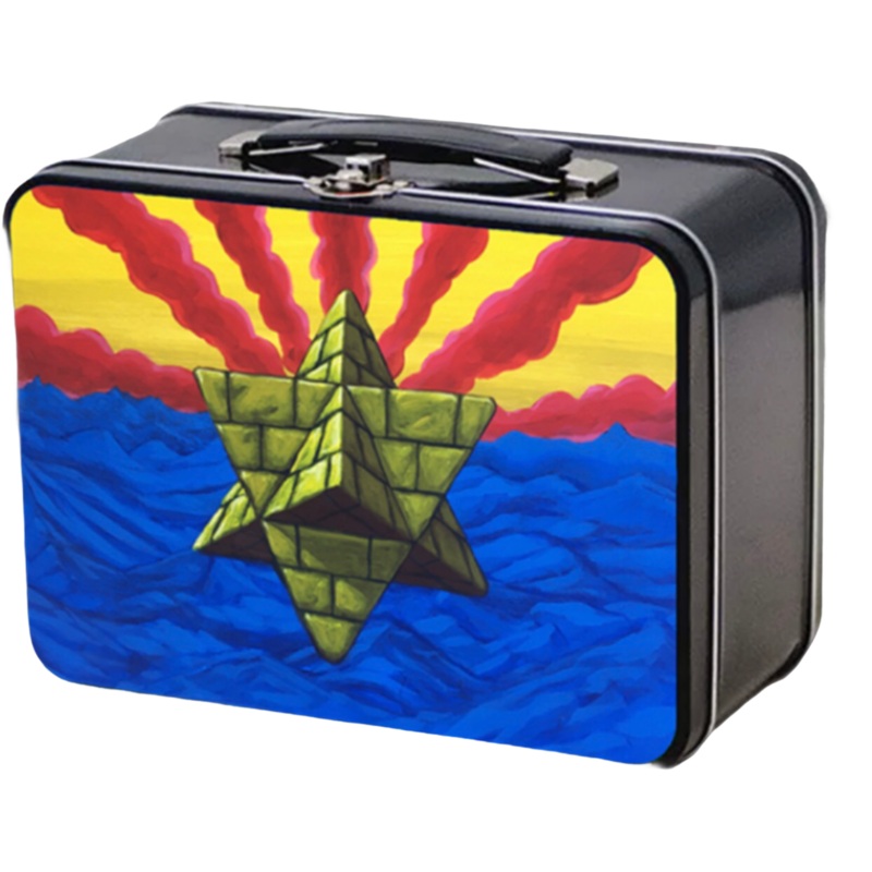 Pyramid Country Sweet Heart Tin Lunch Box