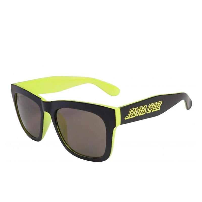 Santa Cruz Dazed Sunglasses – Black / Safety Green