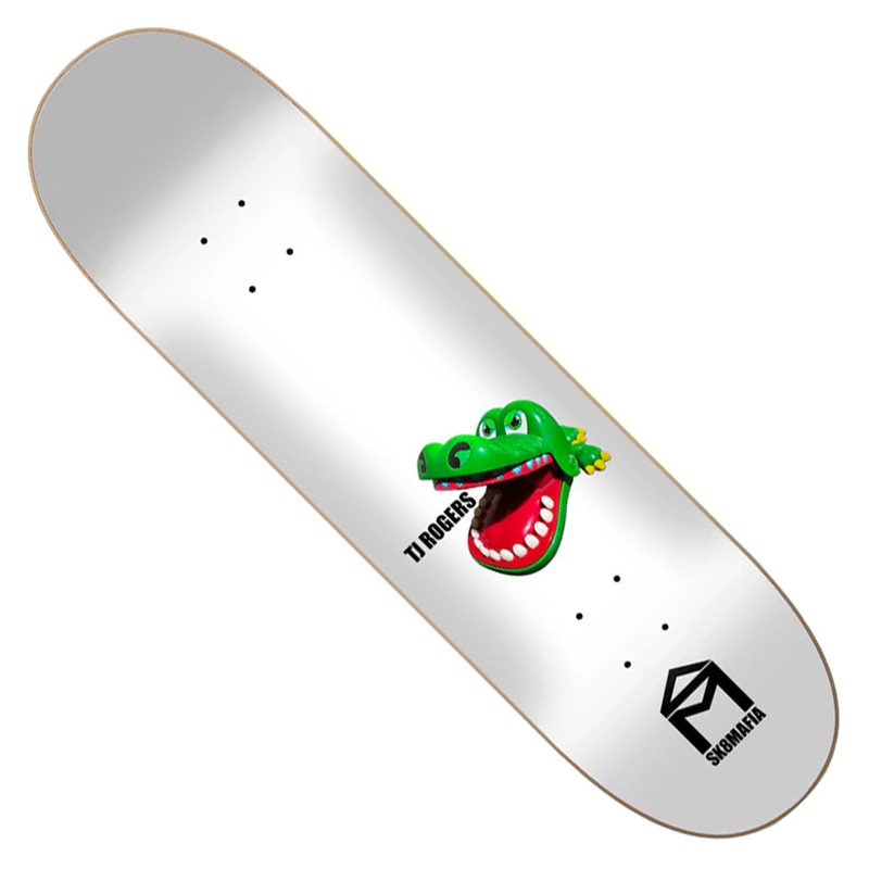 Sk8Mafia TJ Rogers Happy Deck White 8.25 x 31.38 WB:14