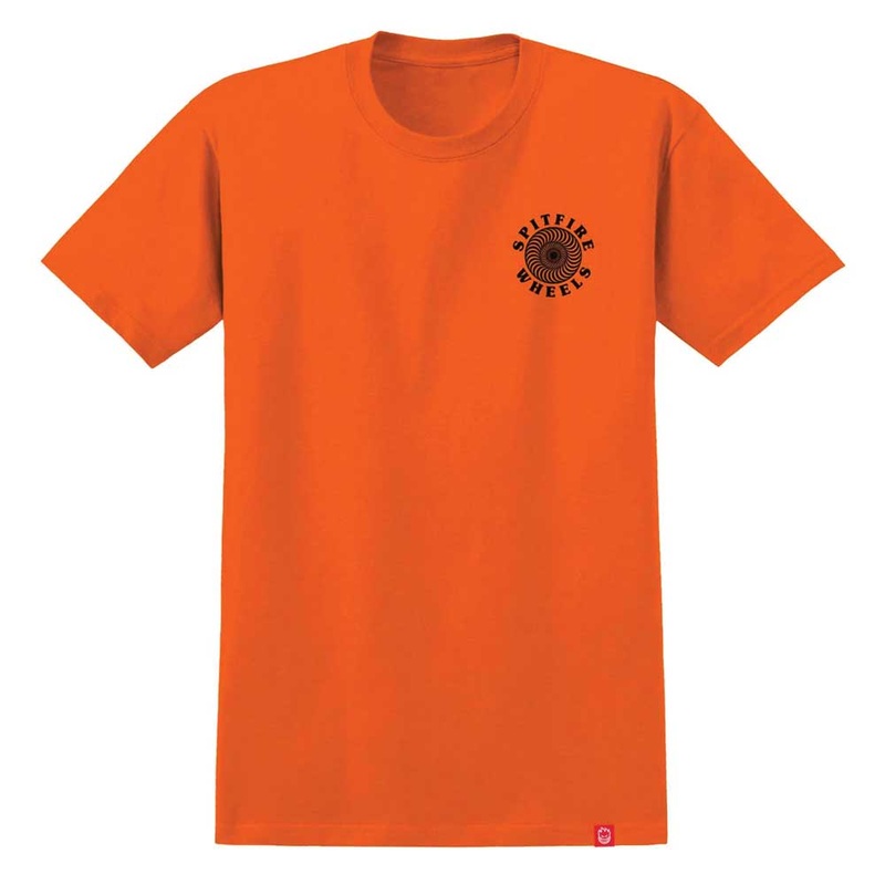 Spitfire OG Classic Fill Youth Short Sleeve T-Shirt – Orange Small Orange