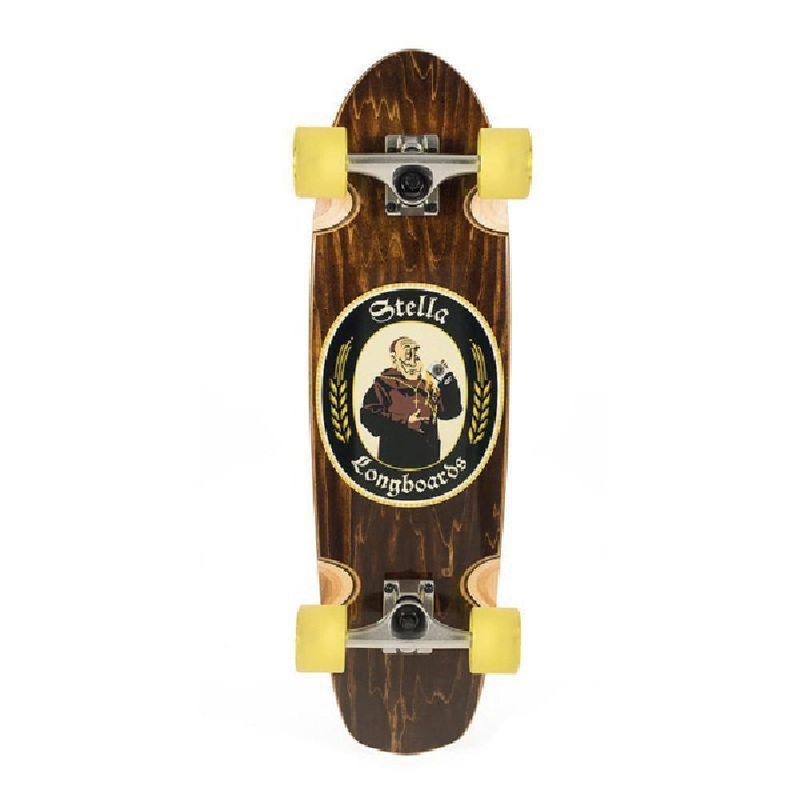Stella 29″ Monk Beer Runner Longboard Cruiser Complete