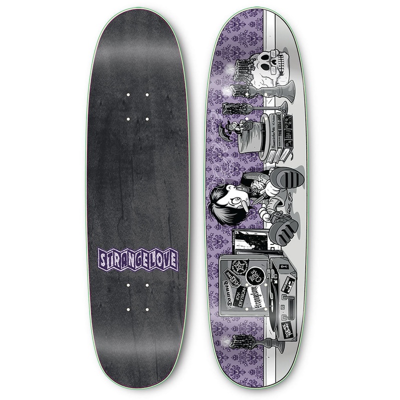 StrangeLove Goth Puppet Glow In The Dark 8.875″ Skateboard Deck