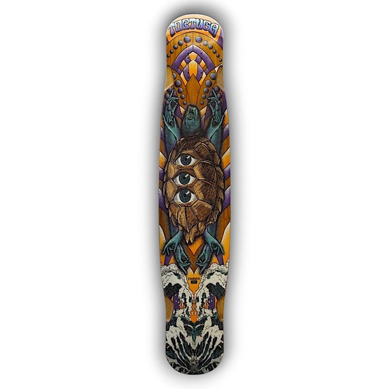 Timber Tortuga v2.0 45.5″ Dancing Freestyle Longboard Deck – Flex-2