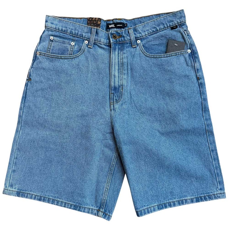 VN000C9VCDX1 Skate Check 5 Loose Shorts Stonewash Blue Denim Vans 30