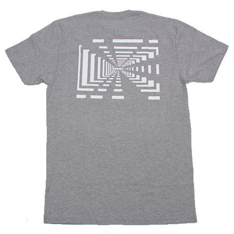 WKND Skateboards Tunnel Vision T Shirt Heather Grey Medium