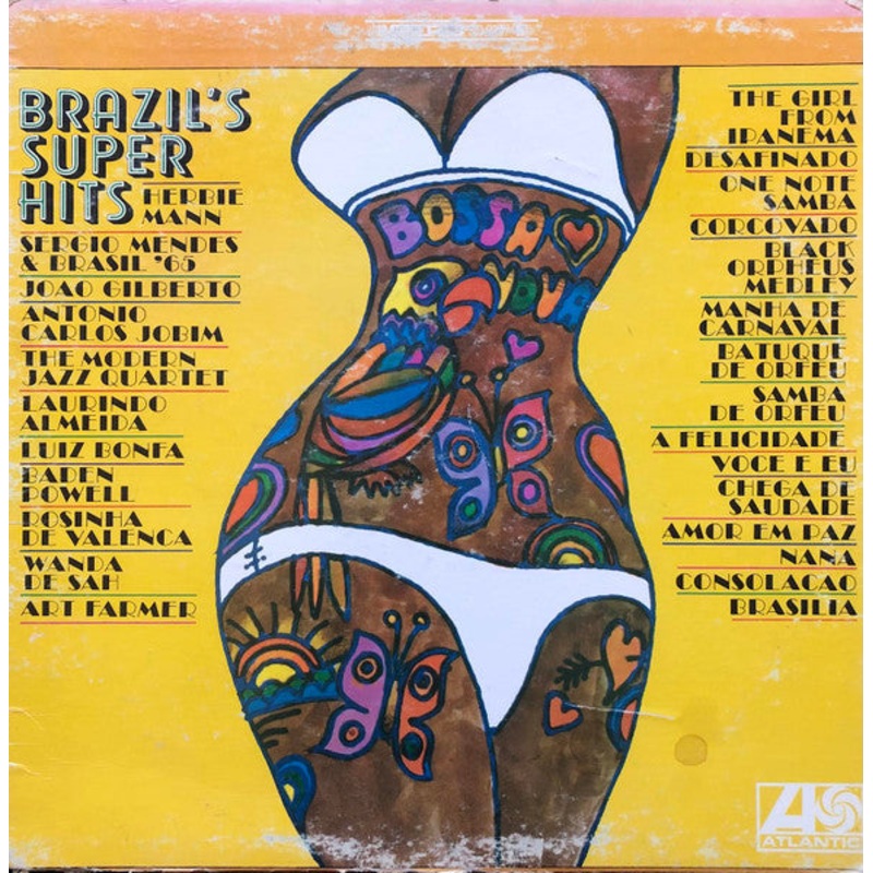 Brazil’s Super Hits Vinyl LP Record *Used 1968 Release*
