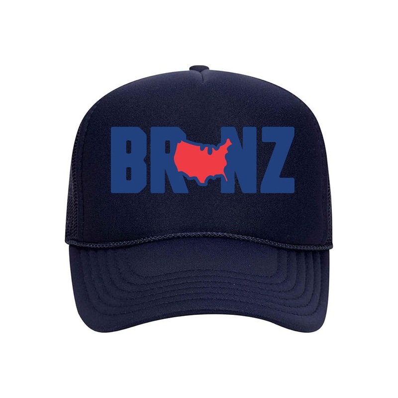 Bronze BRNZ Trucker Hat Navy One Size Fits All