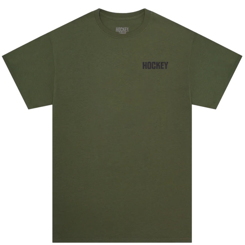 Hockey Welcome Home T Shirt Army Green Medium