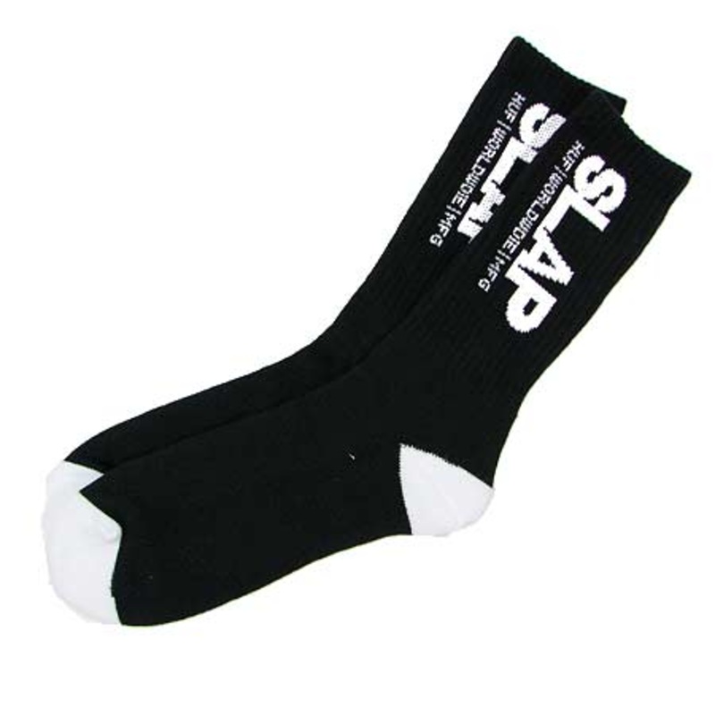 HUF HUF x SLAP Masthead Crew Socks Black One size fits all