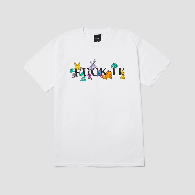 Huf Trip T-Shirt White Small