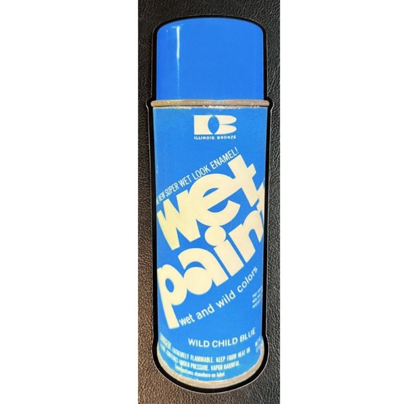 Meericle MFG “Wet Paint Wild Child Blue NYC Vintage Classic” Sticker