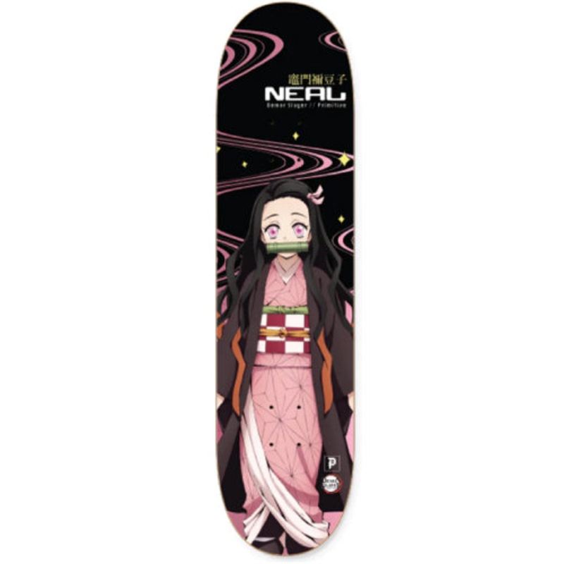 Primitive X Demon Slayer Neal Nezuko Skateboard Deck 8.38″ 8.38″