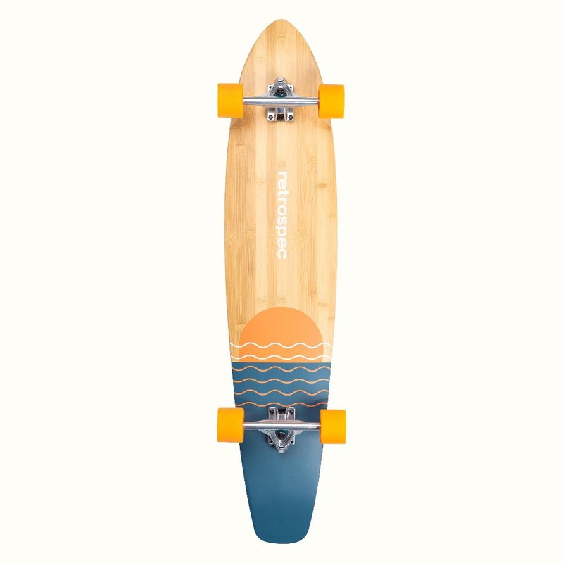 Retrospec Zed Zuma Sundown 44″ Kicktail Longboard Complete