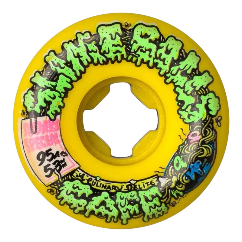 Slime Balls Double Take Cafe Vomits Mini Wheels 95a – Yellow/Black 53mm 53mm