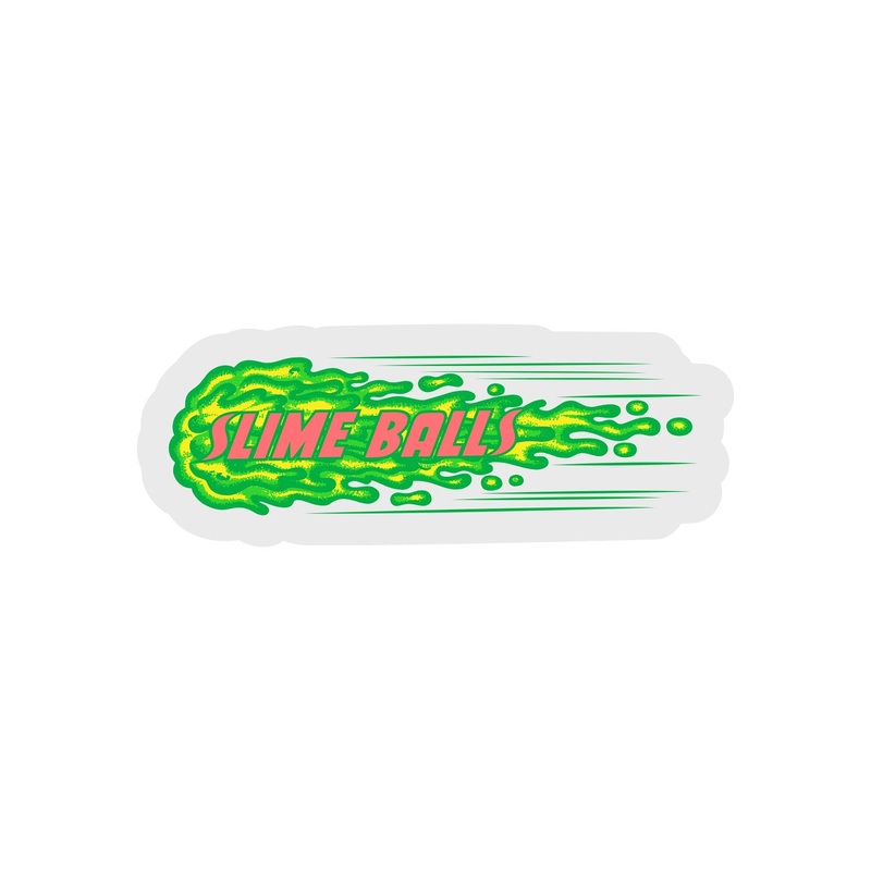 Snot Rocket 3.5in Slime Balls Stickers (25 Pack) Assorted Color 3.5 in