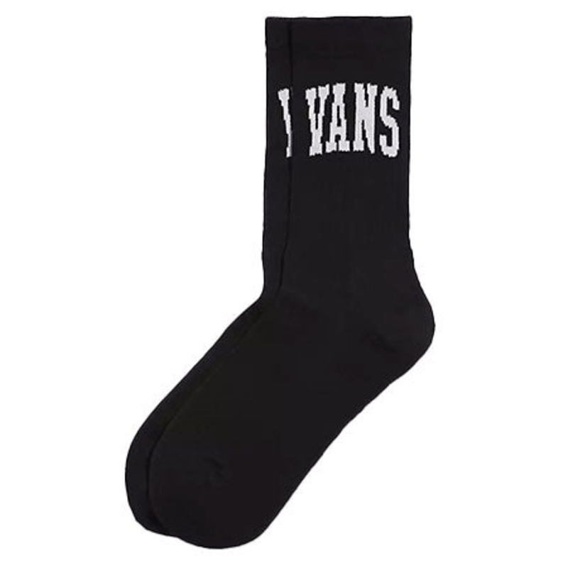 Vans Arched Crew Socks Black 9.5-13