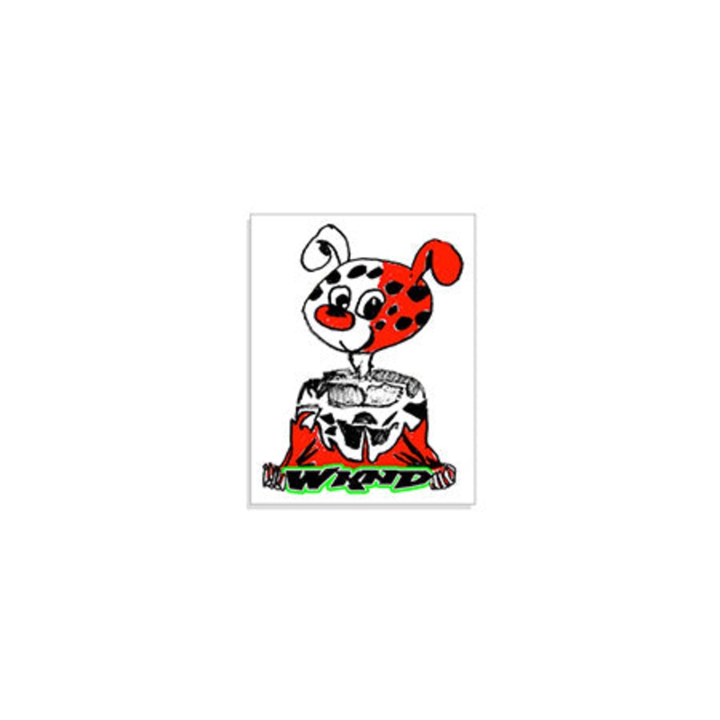 WKND Skateboards Rip Torn Sticker Clear 2.5″