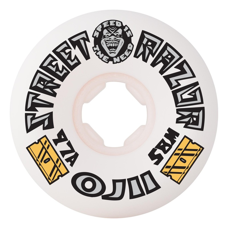 58mm OJ II Street Razor 97a Reissue OJ Skateboard Wheels White 58mm