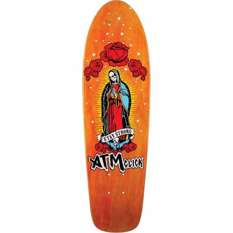 ATM Mary Cruiser 7.6″ Orange Skateboard Deck