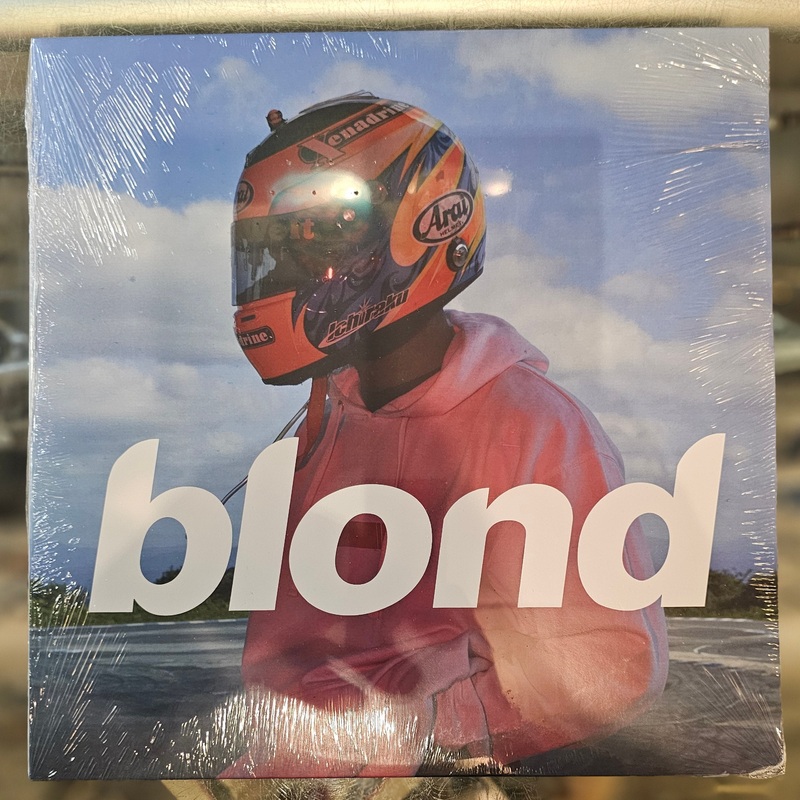 Frank Ocean  BLONDE (MOTORCYCLE HELMET COVER) 2x Vinyl LP Record *Unofficial Release*