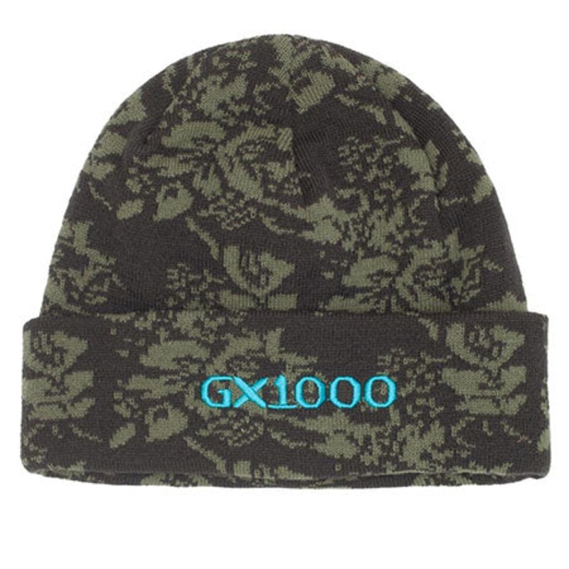GX1000 Floral Beanie Green One size fits all