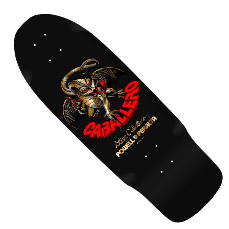 Powell Peralta Bones Brigade Steve Caballero Series 16 Deck Black/ Gold Foil 10.1″