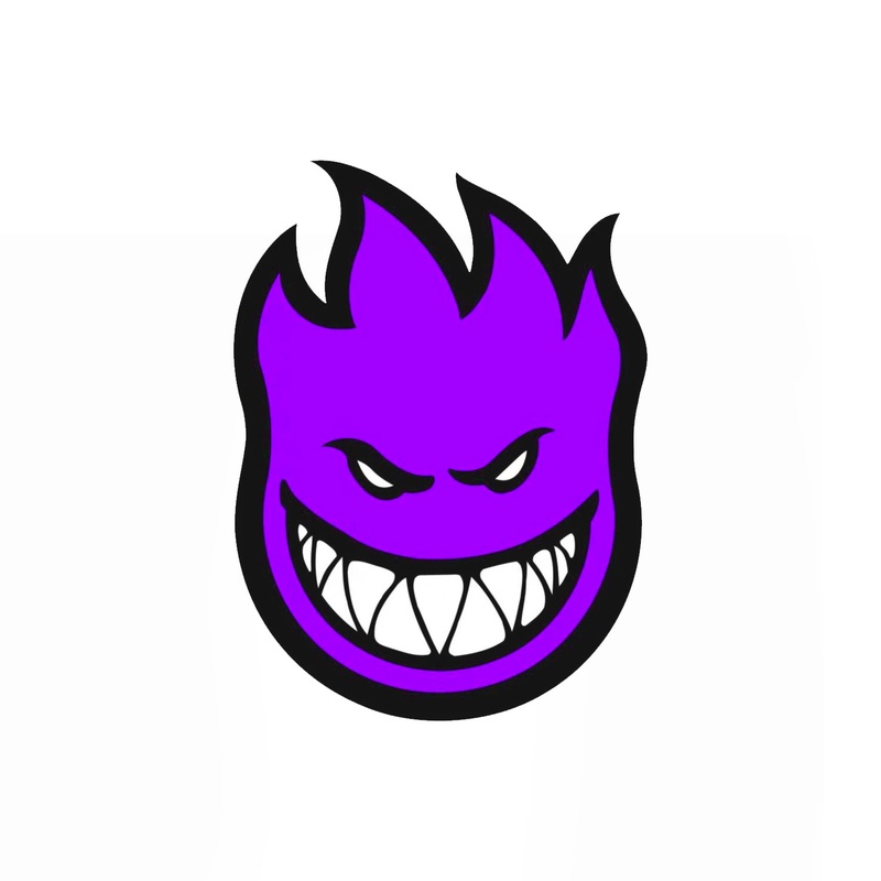 Spitfire Bighead Sticker – Purple