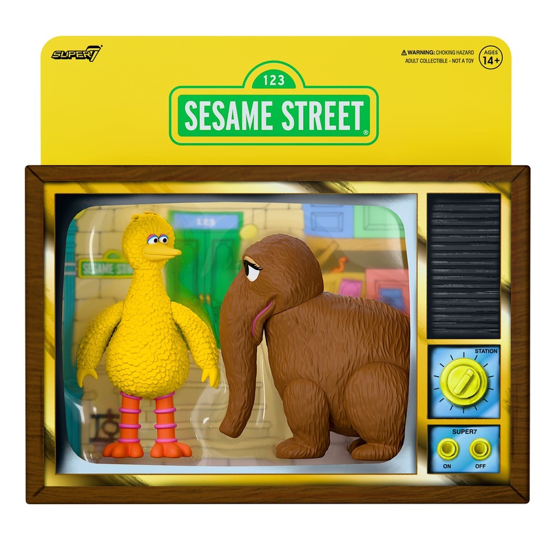 Super7 x Sesame Street – Big Bird and Mr. Snuffleupagus 2-Pack