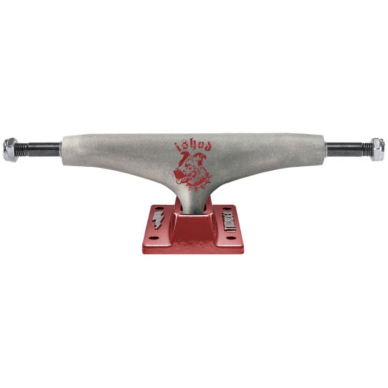 Thunder Ishod Dawg Team Hollows Raw/Red Trucks (Set of 2) 147
