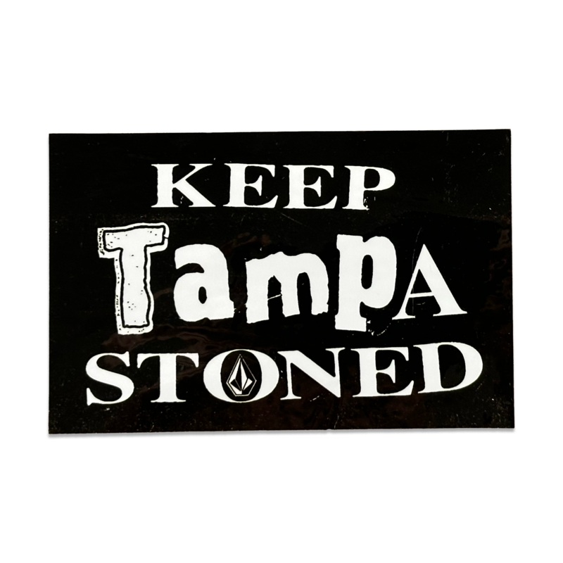 Volcom Keep Tampa Stoned Sticker N/A N/A