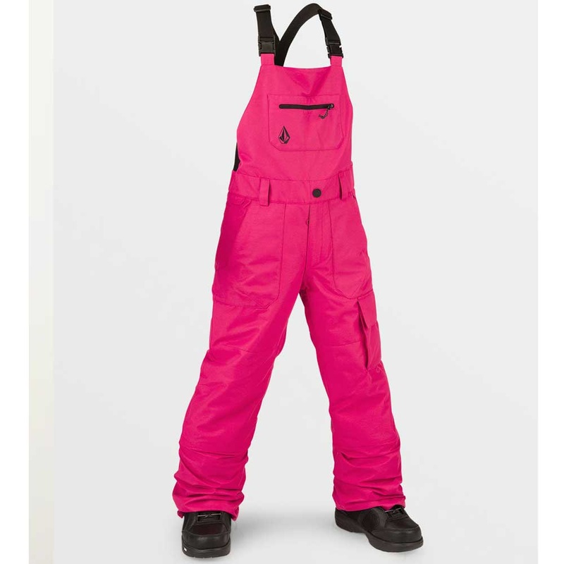 Volcom Kids Barkley Bib – 2022 – Magenta – Medium Medium Magenta