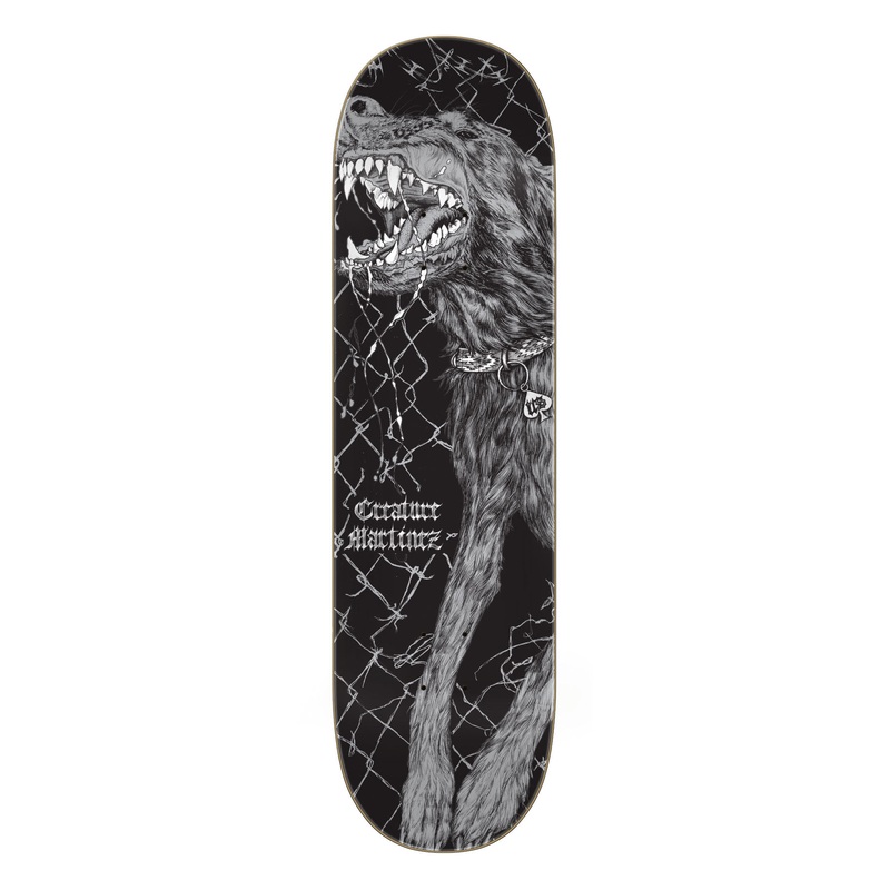 8.6in Martinez Guero Creature Skateboard Deck No Color 8.6in x 31.74in