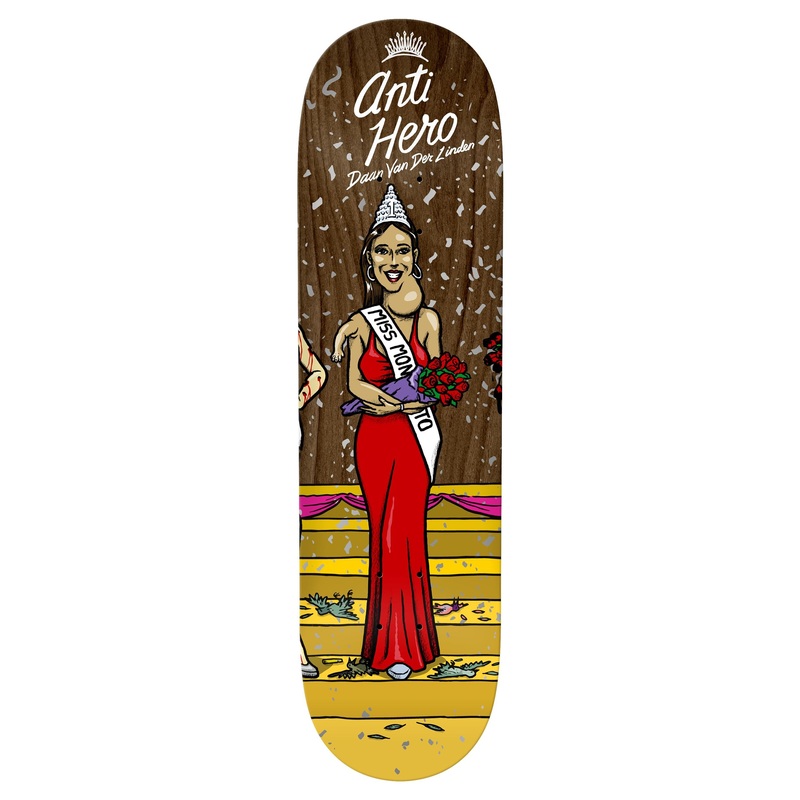 Anti Hero Daan Miss Corporate Greed Deck 8.5