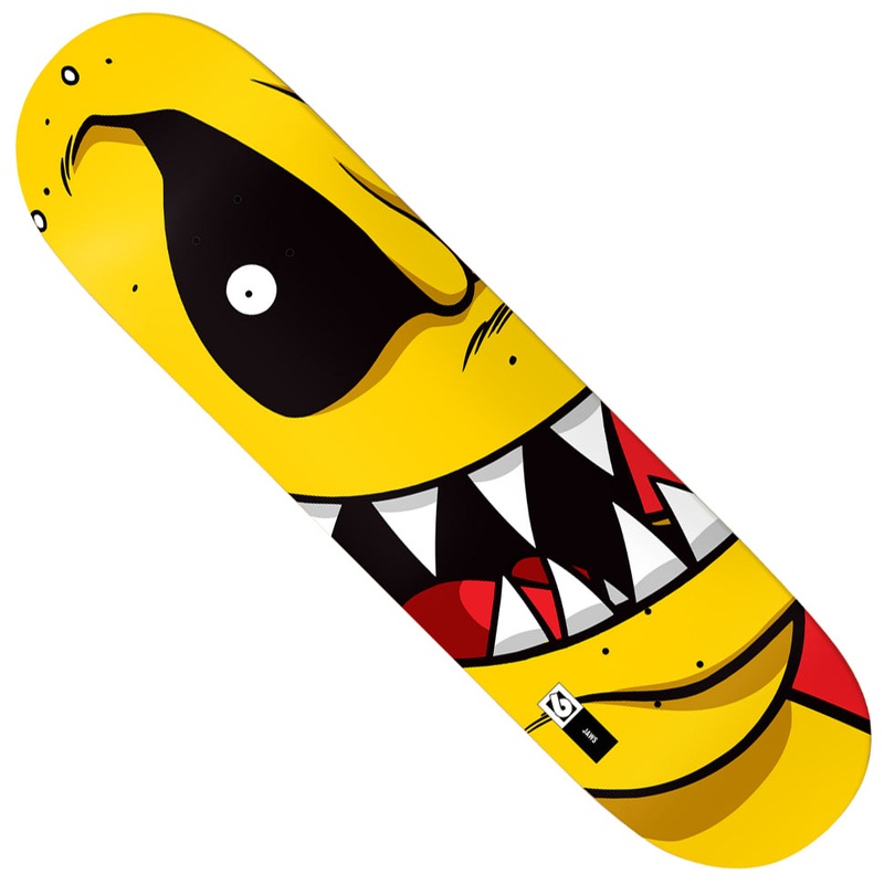 Birdhouse Jaws Yukmouth XL Deck Yellow 8.475 x 31.875 WB:14.25
