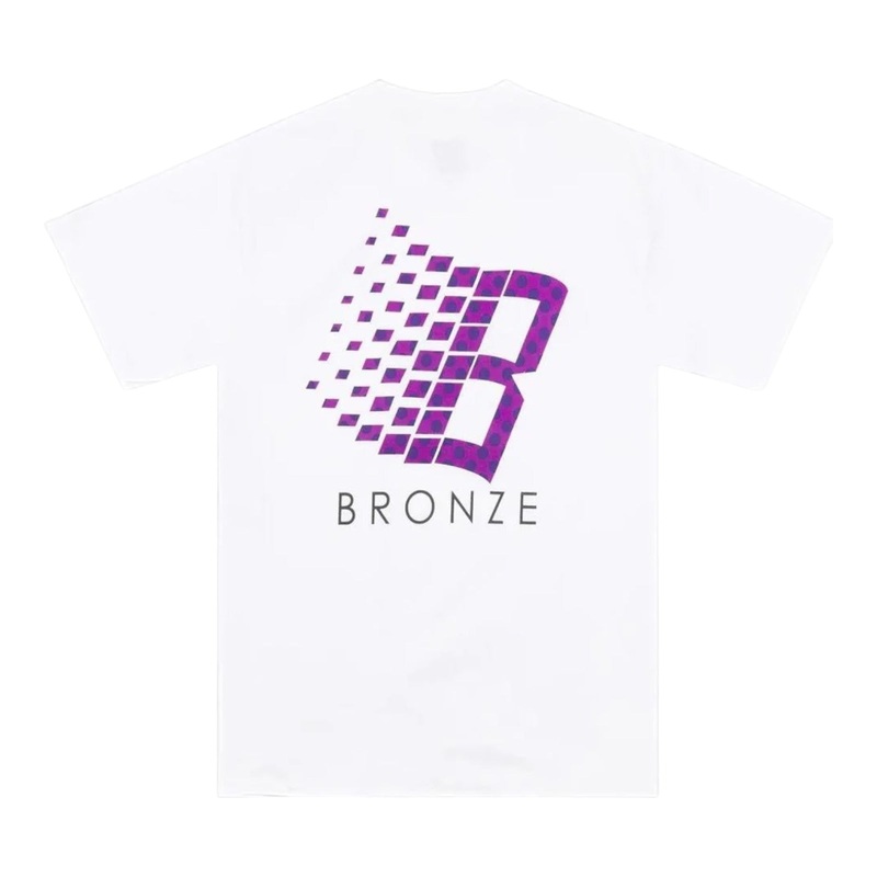 Bronze 56K Polka Dot Logo T-Shirt White S