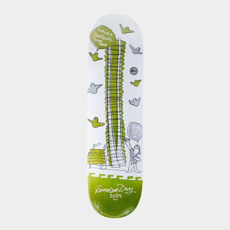 DLX – 8.25″ – Mark Gonzales Limited Shop Keeper Decks – Green Veneer 8.25″