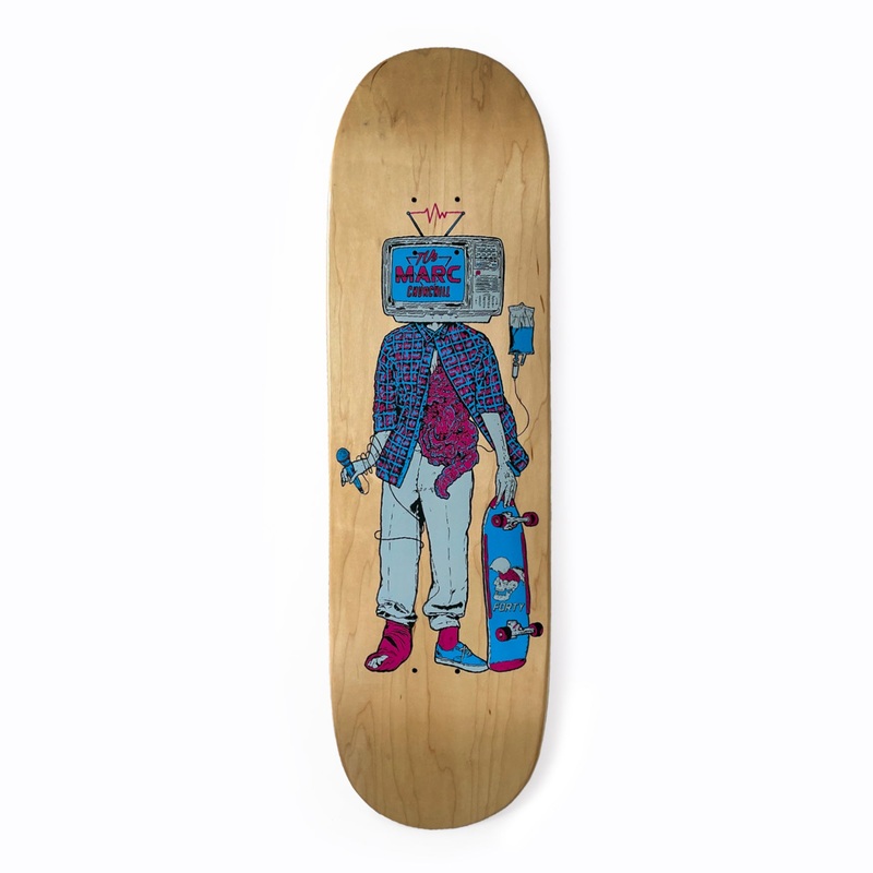 Forty Skateboards – 8.25 Marc Churchill Pro Deck – Natural 8.25″