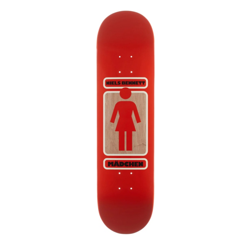 Girls Skateboard Company Niels Bennett Madchen 8.25 in 8.25 X 31.75 in