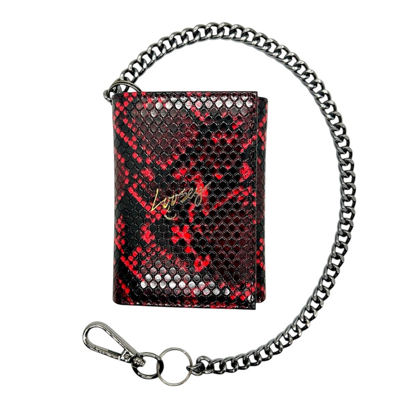 Loosey Slither Chain Wallet Red One Size Fits All