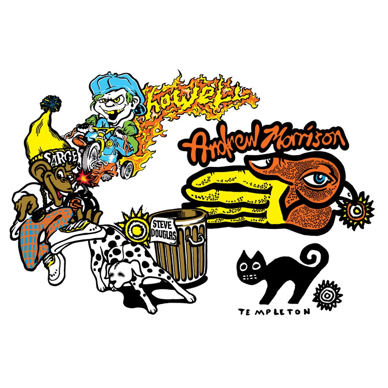 New Deal 5pk of Stickers Templeton, Sargent, Howell, Douglas, Morrison
