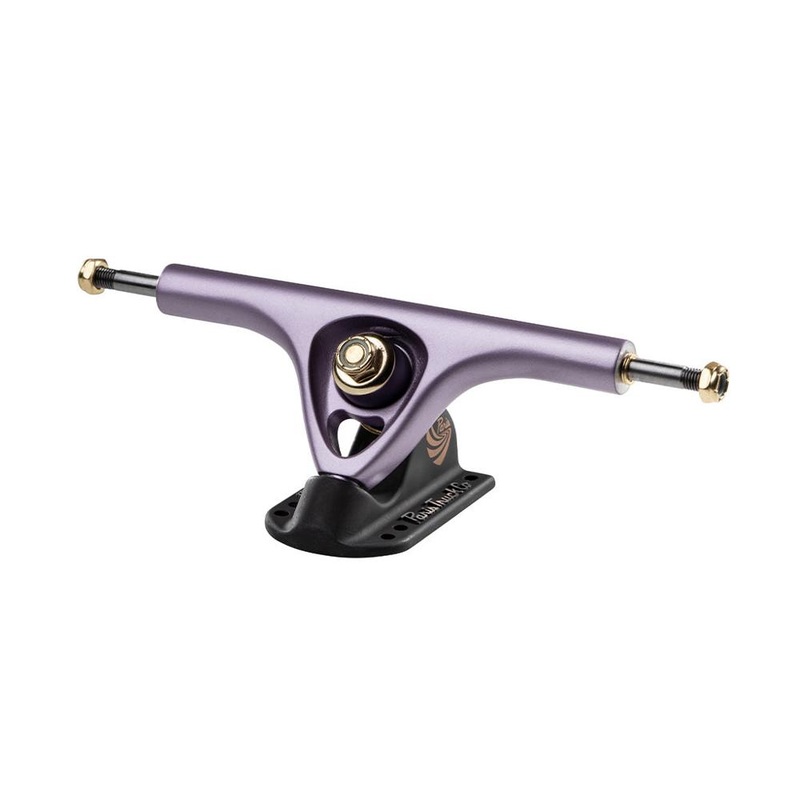 Paris V3 180mm 50 Mix-Ups Purple/Black Longboard Trucks | set of 2