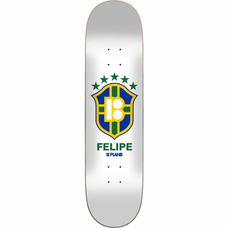 Plan B Felipe Gustavo Soccer 7.75″ Skateboard Deck Deck