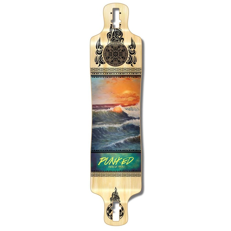Punked Lowrider Longboard Deck – Wave Scene Deck