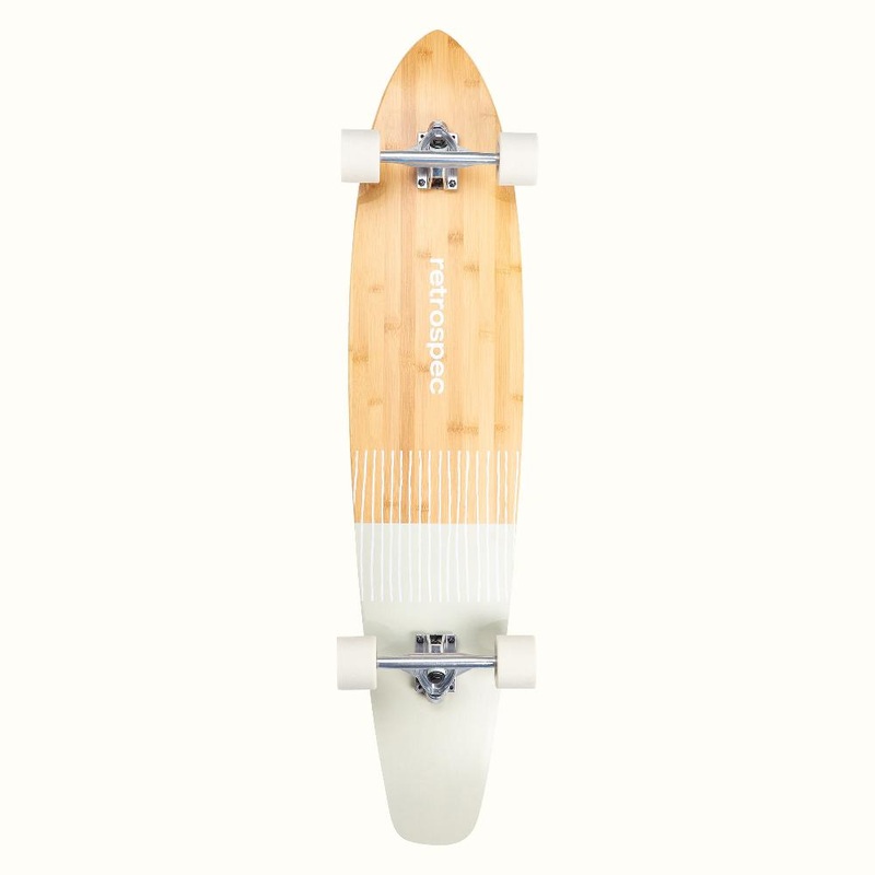 Retrospec Zed Mojave Stripes 44″ Kicktail Longboard Complete