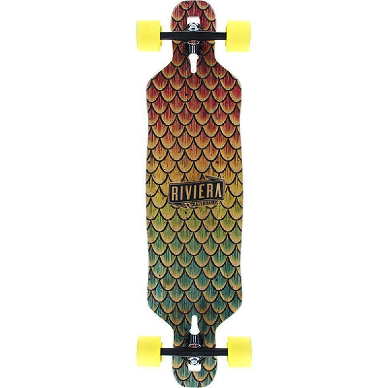 Riviera Beta Fish Drop Through 38″ Longboard Complete