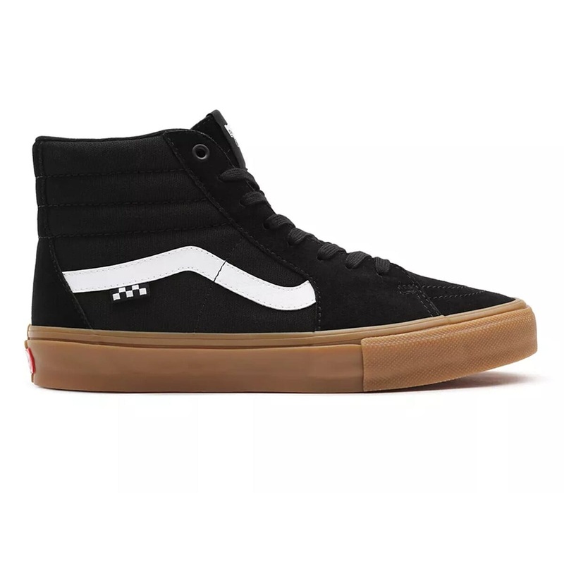 Sk8 hi black white 7
